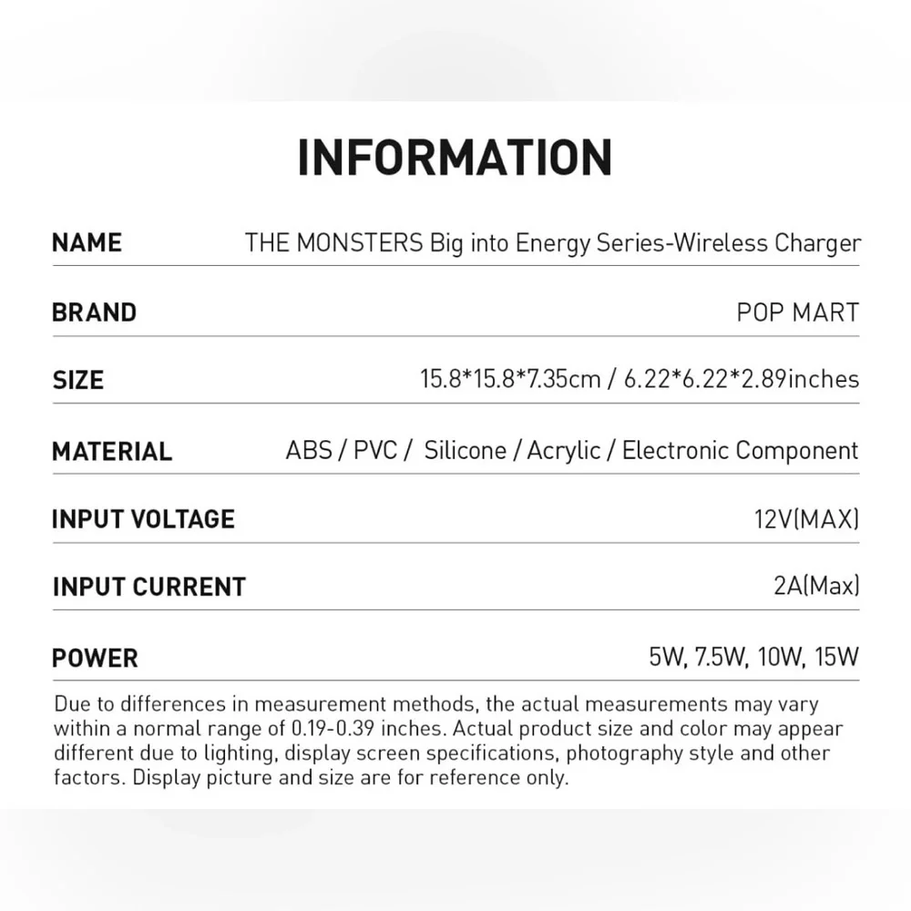 The Monsters Big Into Energy Series - Wireless Charger